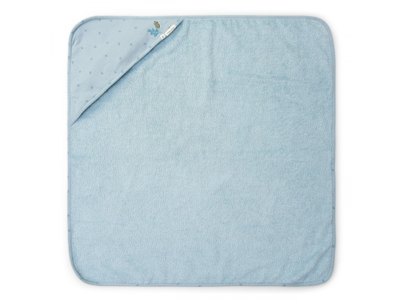 Osuška s kapucí 100x100 cm Pure Denim Blue