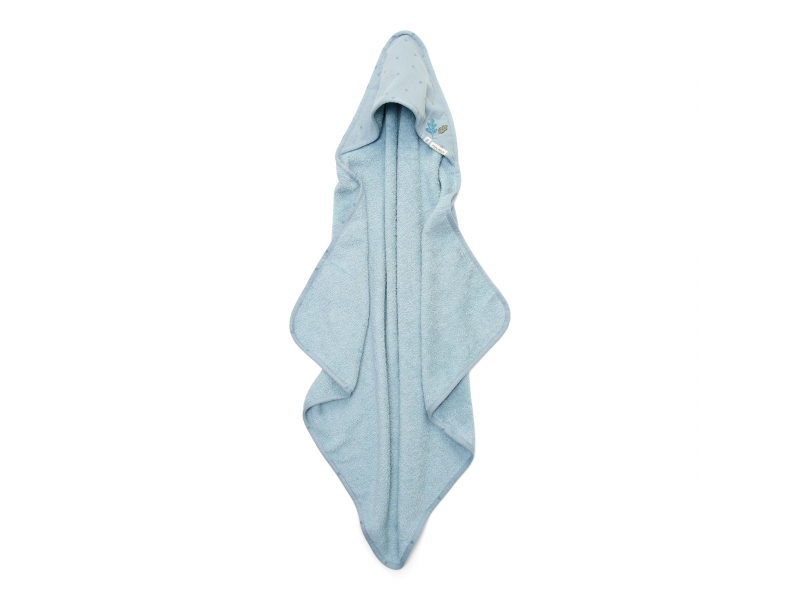 Osuška s kapucí 100x100 cm Pure Denim Blue