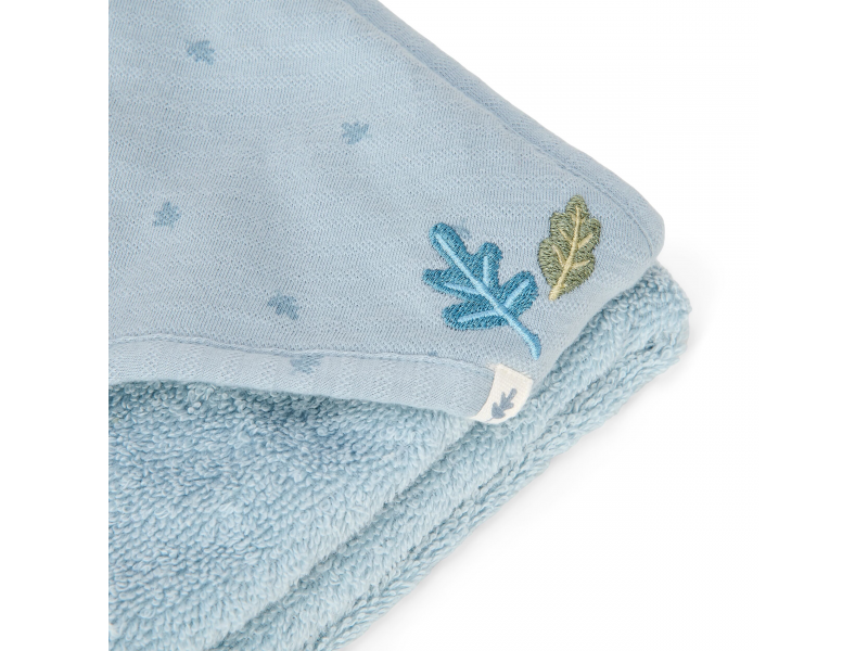 Osuška s kapucí 100x100 cm Pure Denim Blue