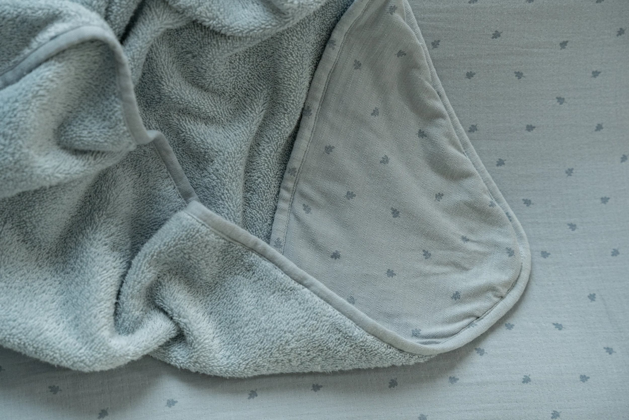 Osuška s kapucí 100x100 cm Pure Denim Blue