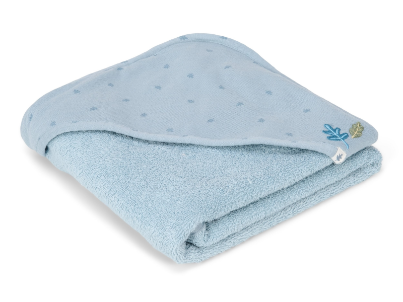 Osuška s kapucí 100x100 cm Pure Denim Blue