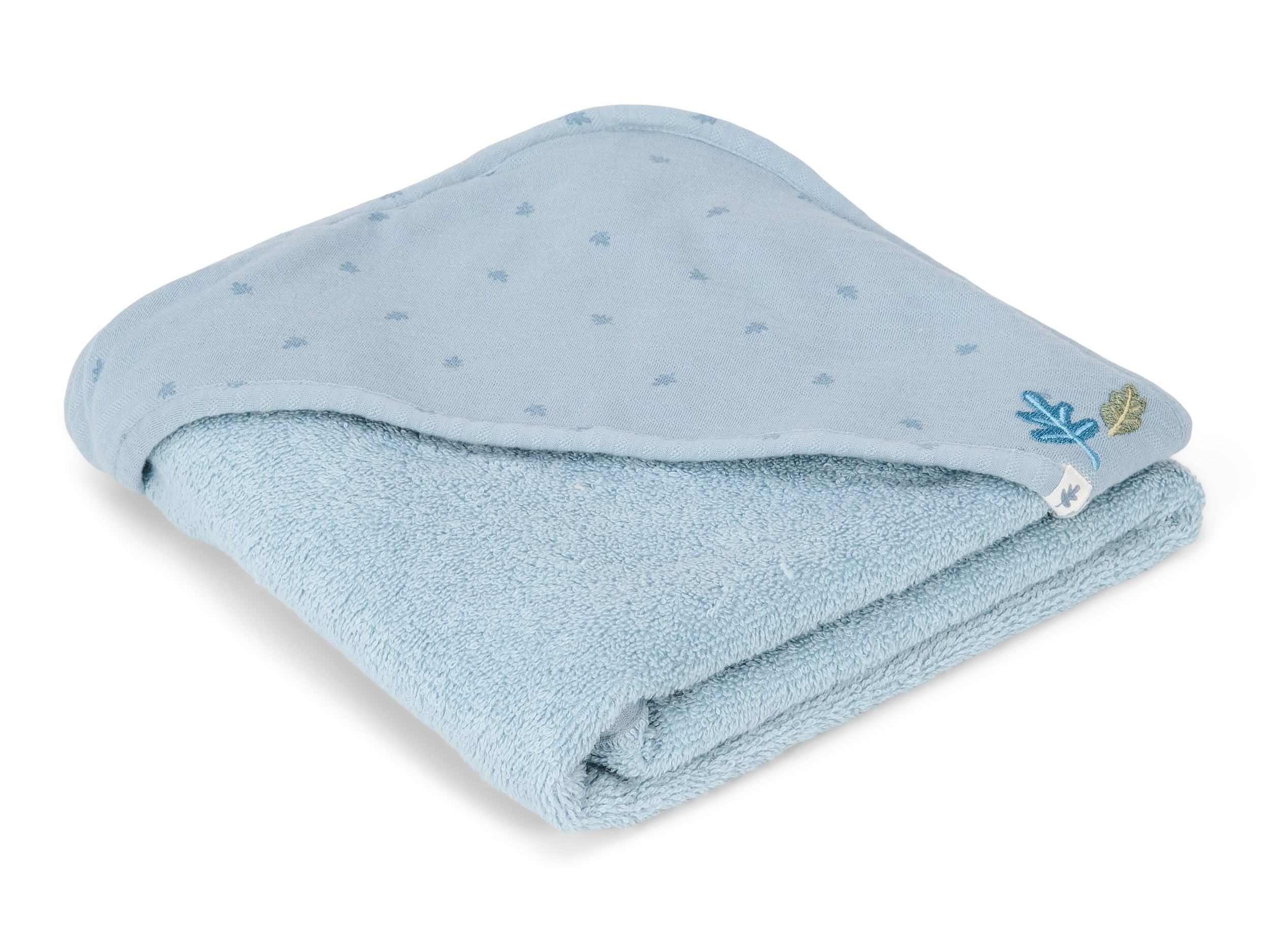 Osuška s kapucí 100x100 cm Pure Denim Blue