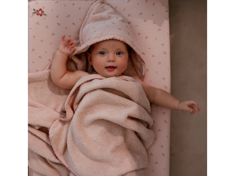 Osuška s kapucí 100x100 cm Pure Blossom