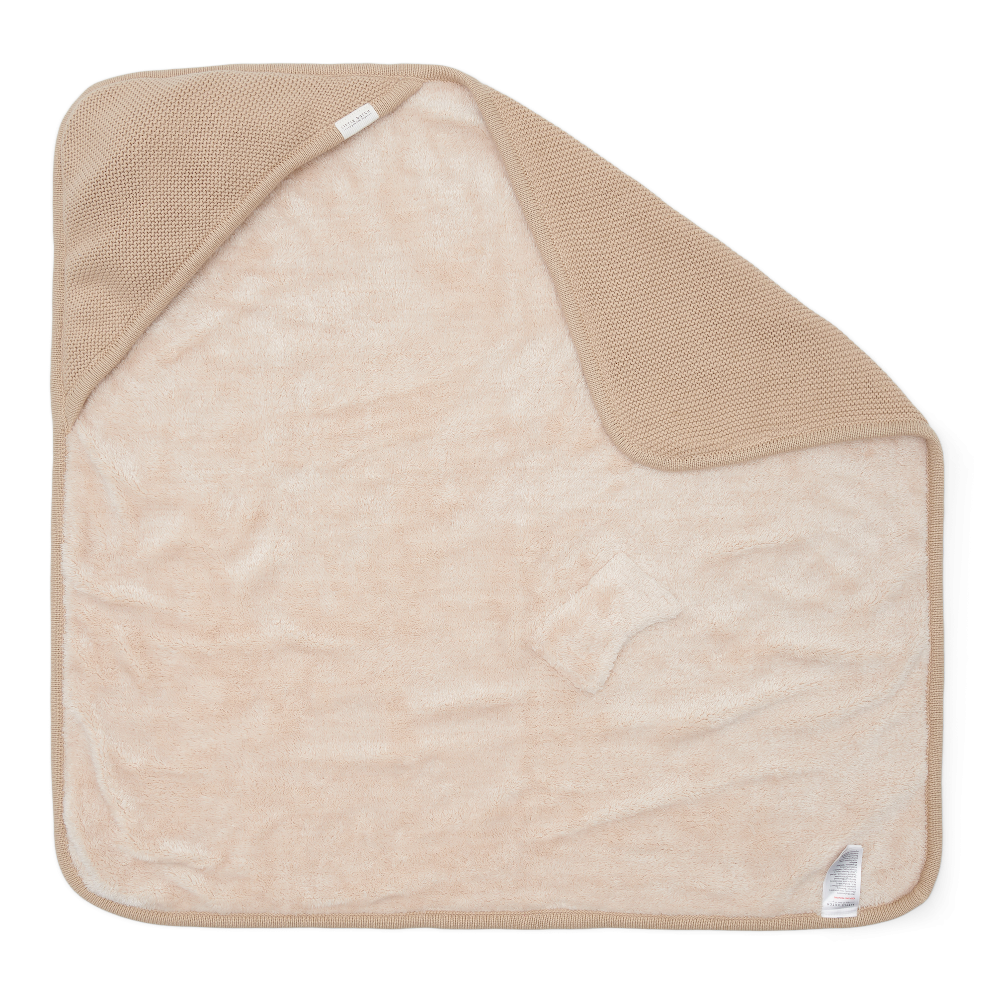 Little Dutch Deka zavinovací pletená 75x75cm Beige