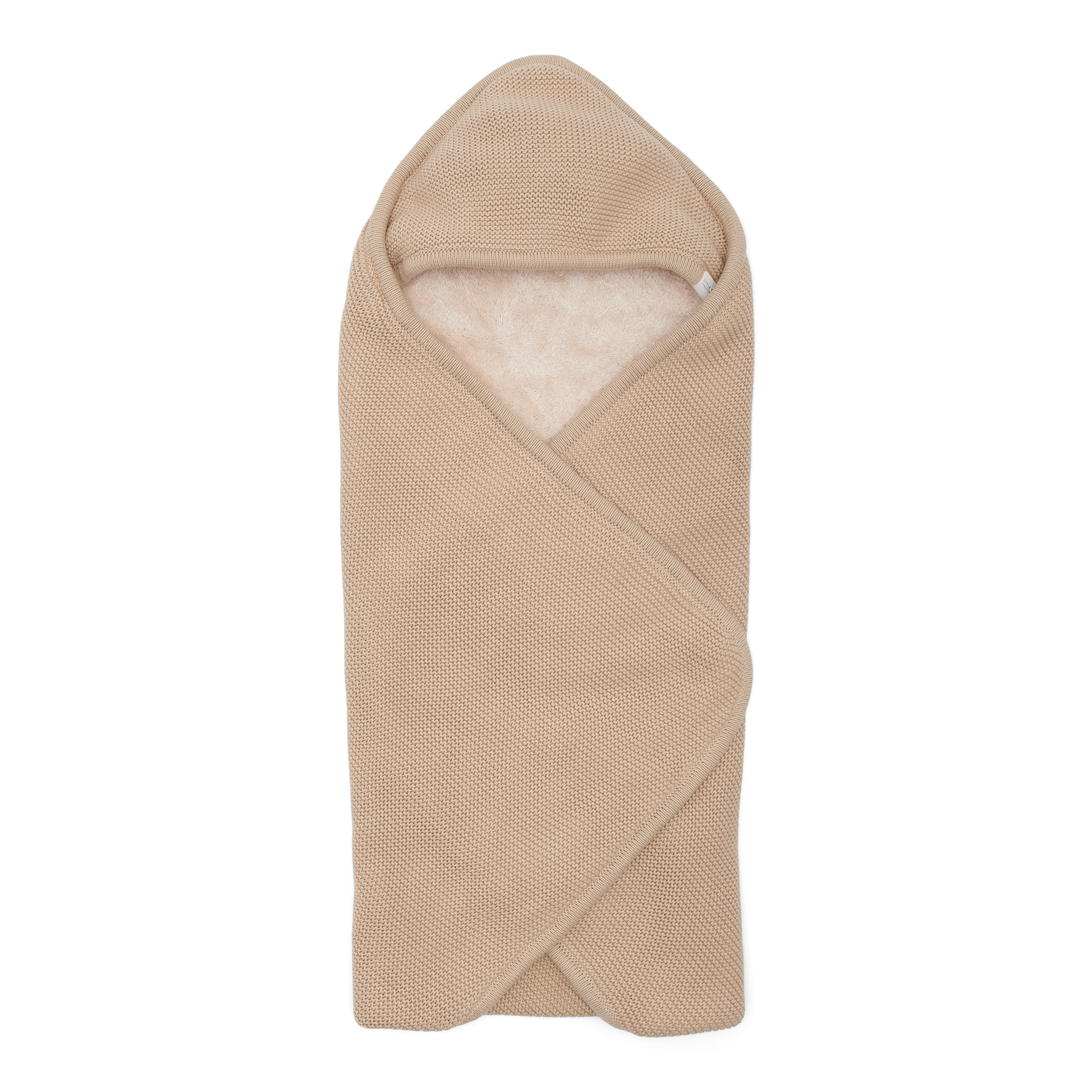 Deka zavinovací pletená 75x75cm Beige