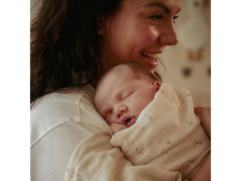 Plena zavinovací 120x120 cm Husa Newborn Naturals