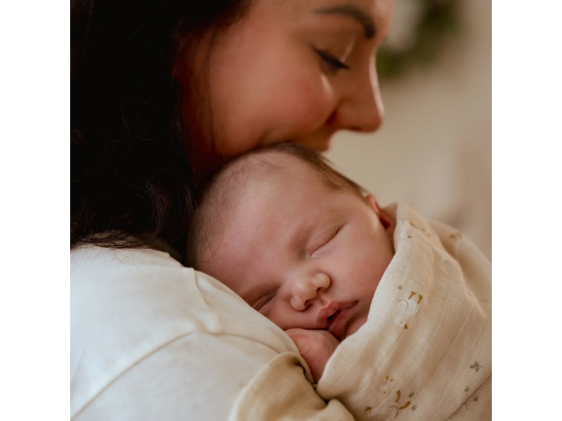 Plena zavinovací 120x120 cm Husa Newborn Naturals