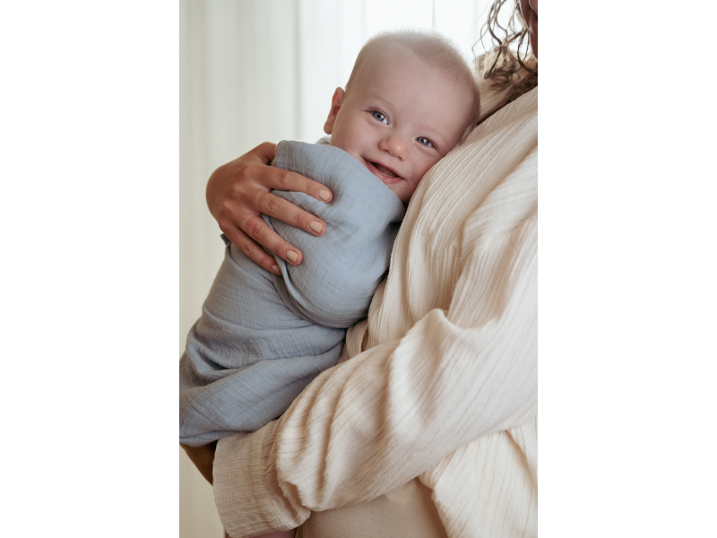 Plena zavinovací 120x120 cm Pure Denim Blue