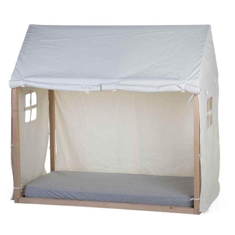 Textilný poťah Tipi White na rám postele Domček 70x140cm