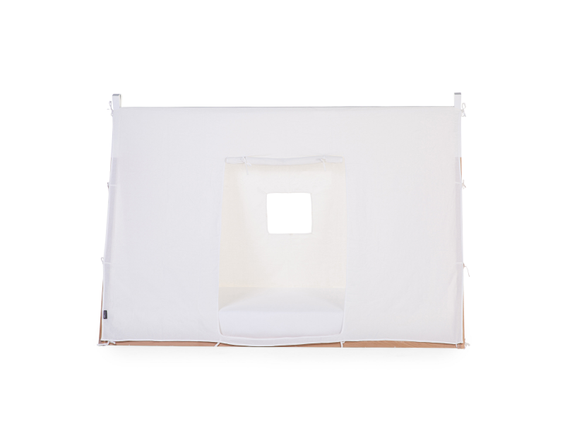 Textilní potah Tipi White na rám postele stan 70x140cm