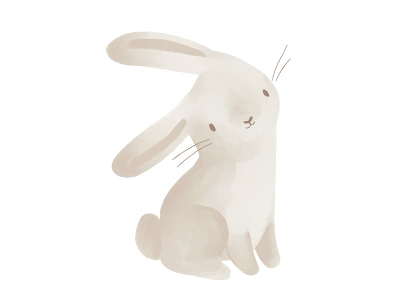 Samolepky na zeď Baby Bunny