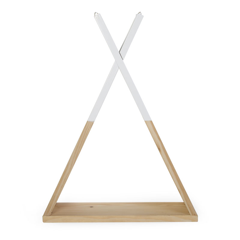 Police na stěnu Tipi Natural White