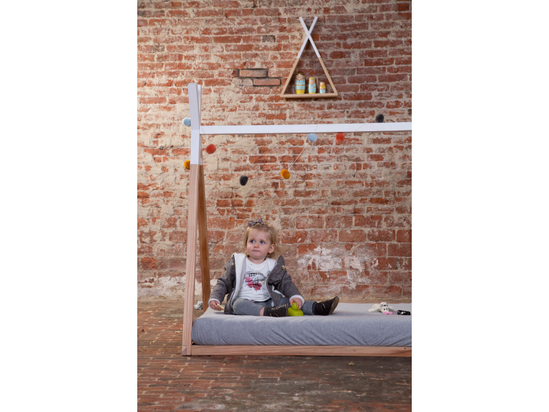 Police na stěnu Tipi Natural White