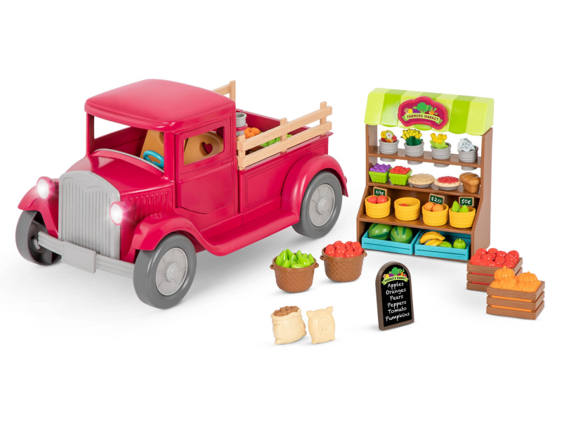 Farmářský pick-up se stánkem