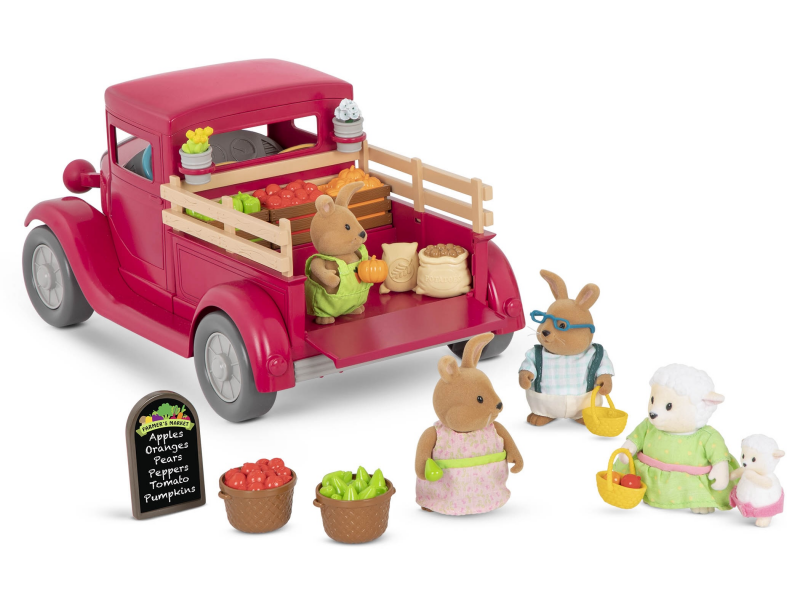 Farmářský pick-up se stánkem