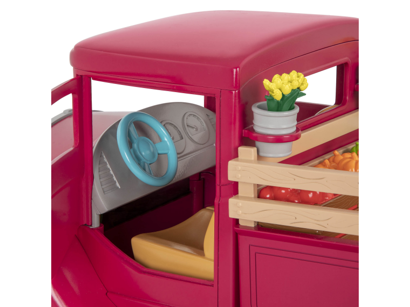 Farmářský pick-up se stánkem