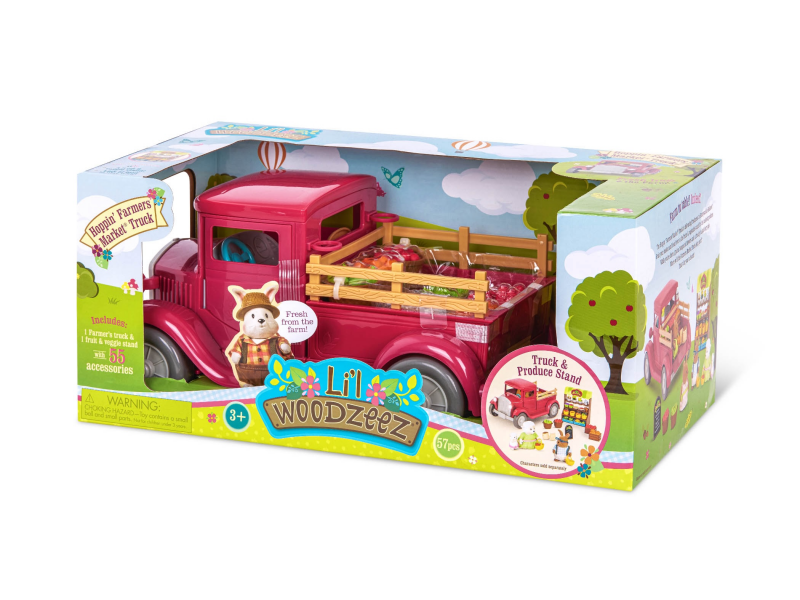 Farmářský pick-up se stánkem