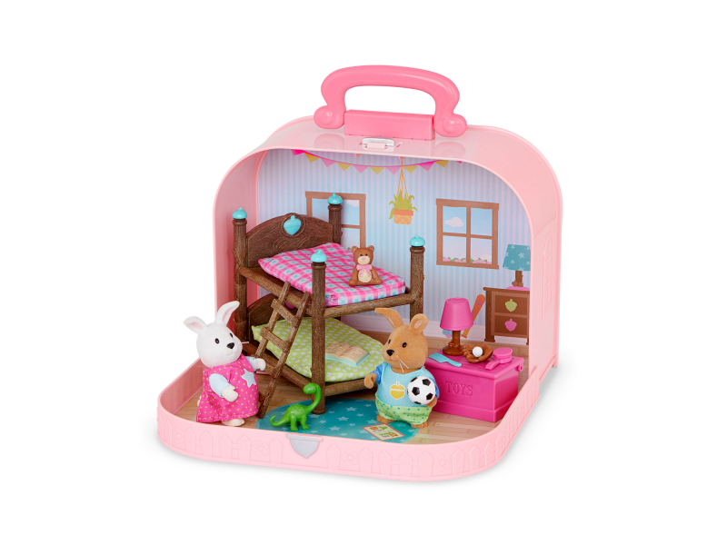 Sada v kufříku s postavičkami Dětský pokoj