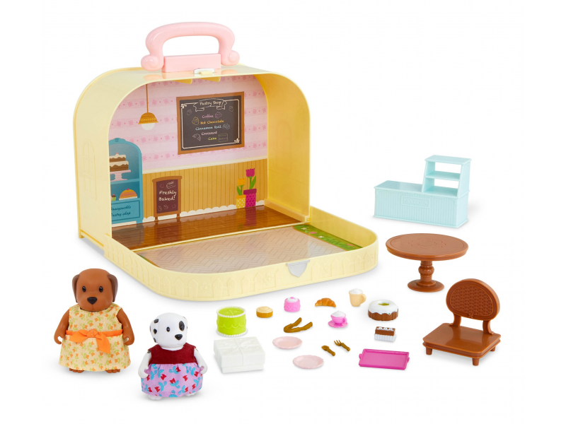 Sada v kufříku s postavičkami Cukrárna