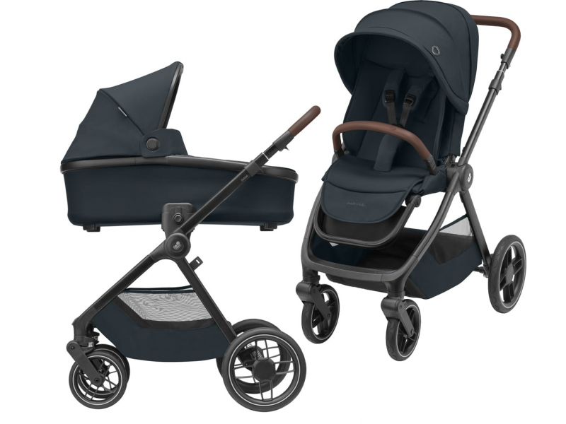 Maxi-Cosi Oxford kočárek + korbička Oria Essential Graphite