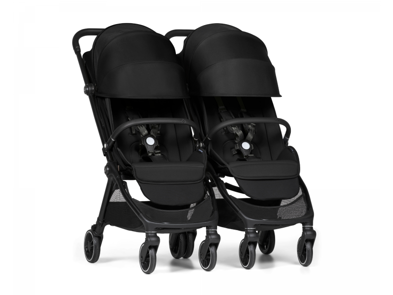Connect Mini 2x kočárek s madlem Black