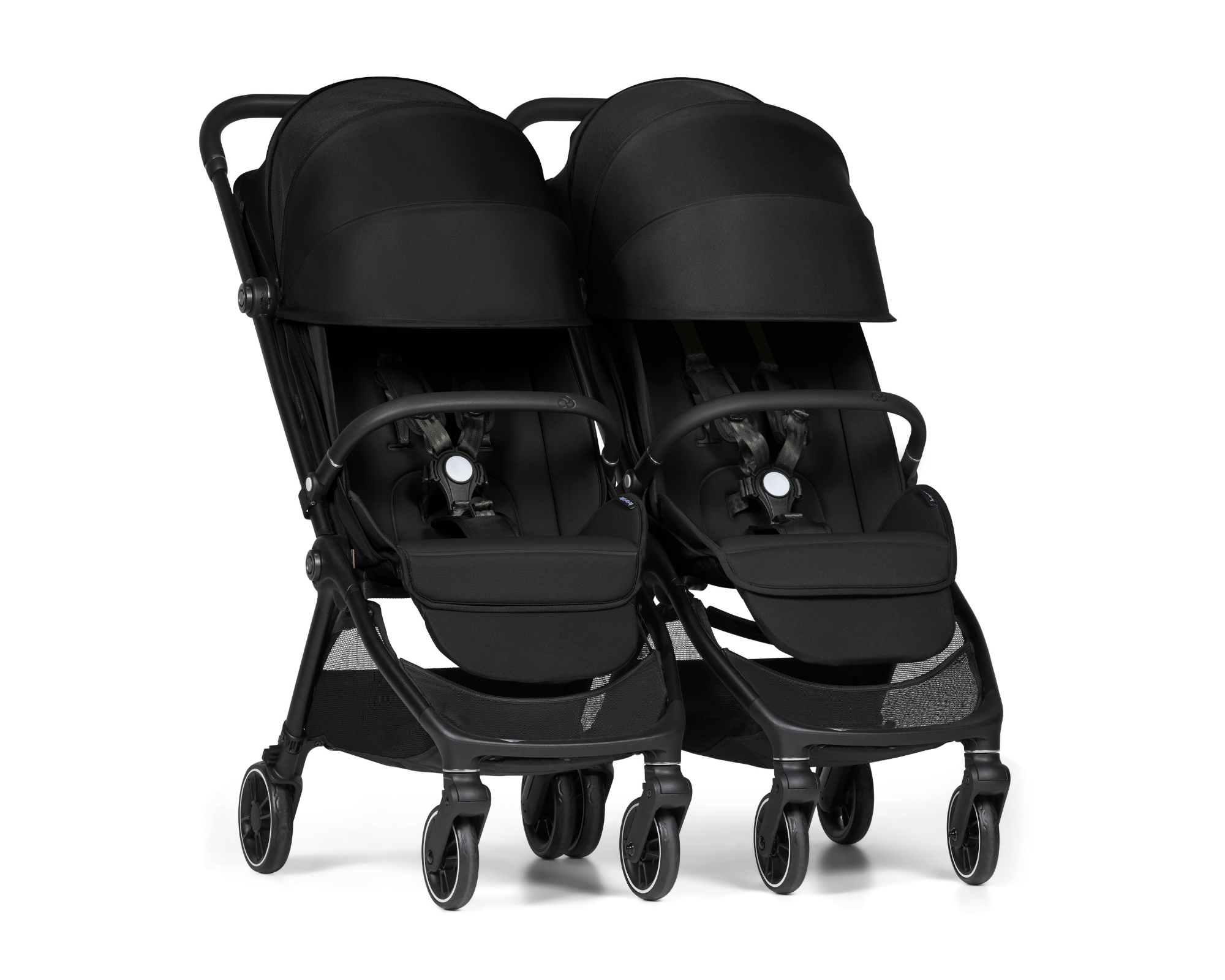 Connect Mini 2x kočárek s madlem Black