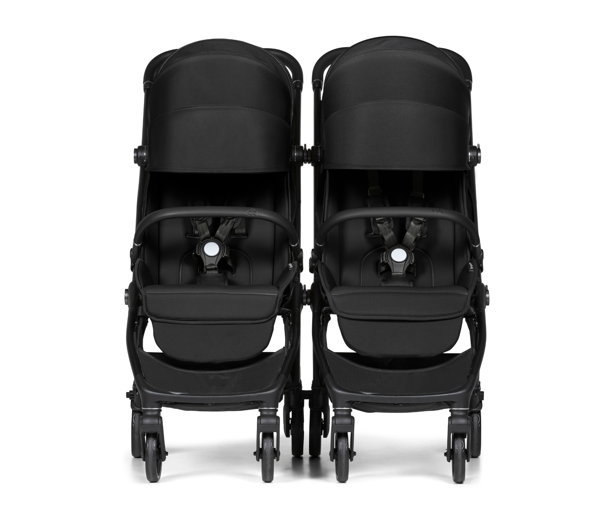 Connect Mini 2x kočárek s madlem Black