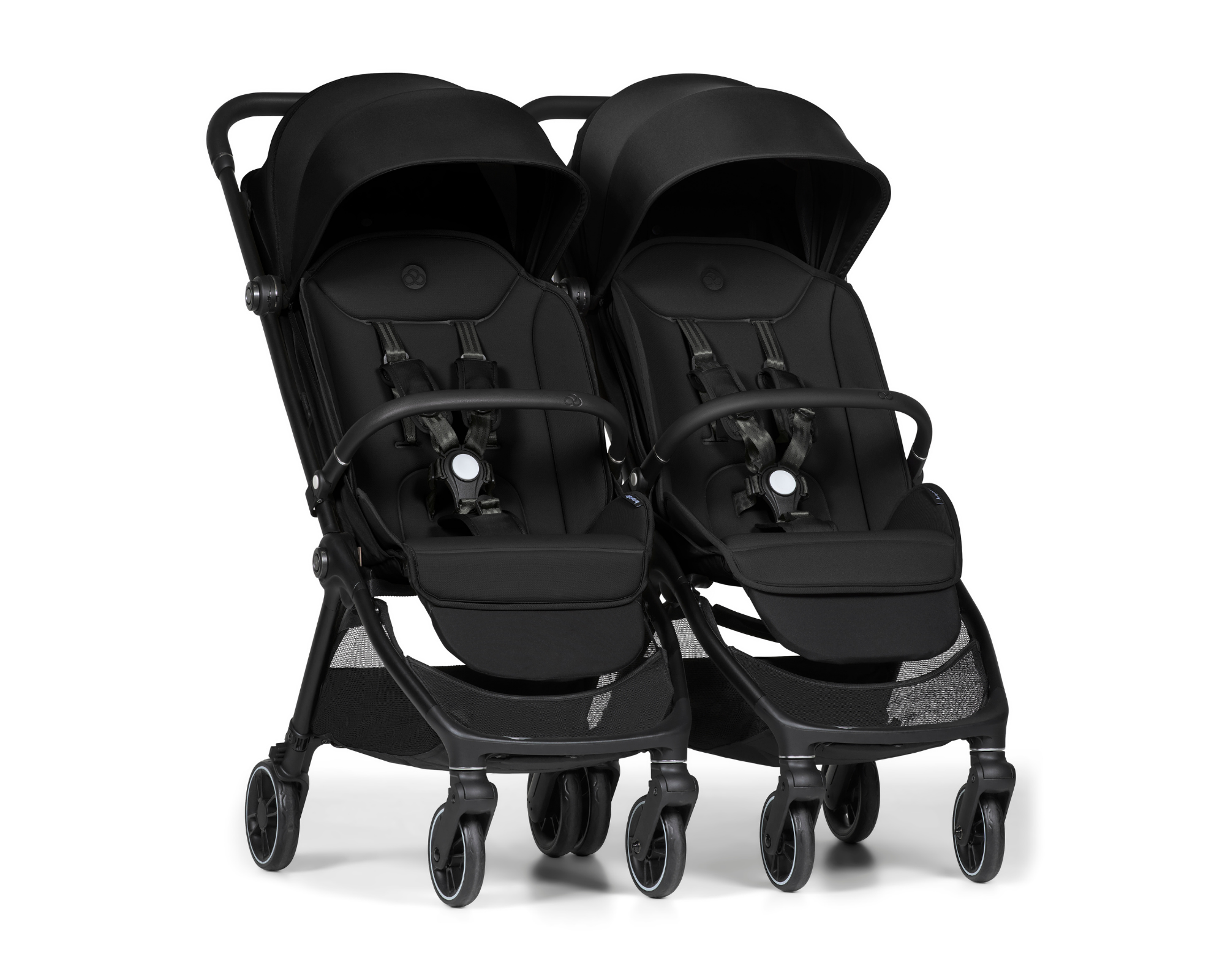 Connect Mini 2x kočárek s madlem Black