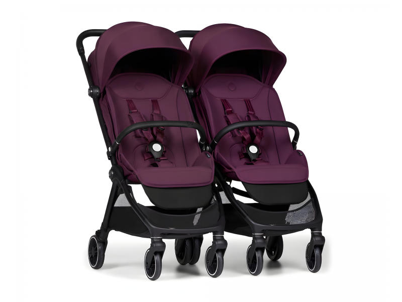 Connect Mini 2x kočárek s madlem Italian Plum