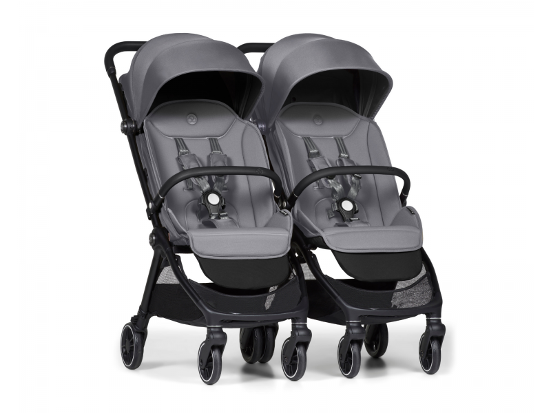 Connect Mini 2x kočárek s madlem Grey