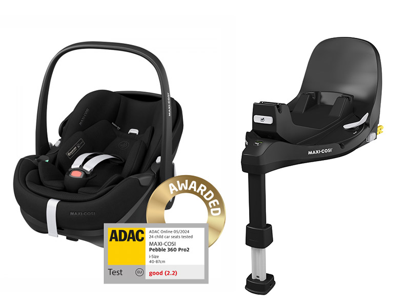 Pebble 360 Pro 2 autosedačka Twillic Black + základna FamilyFix 360 Pro