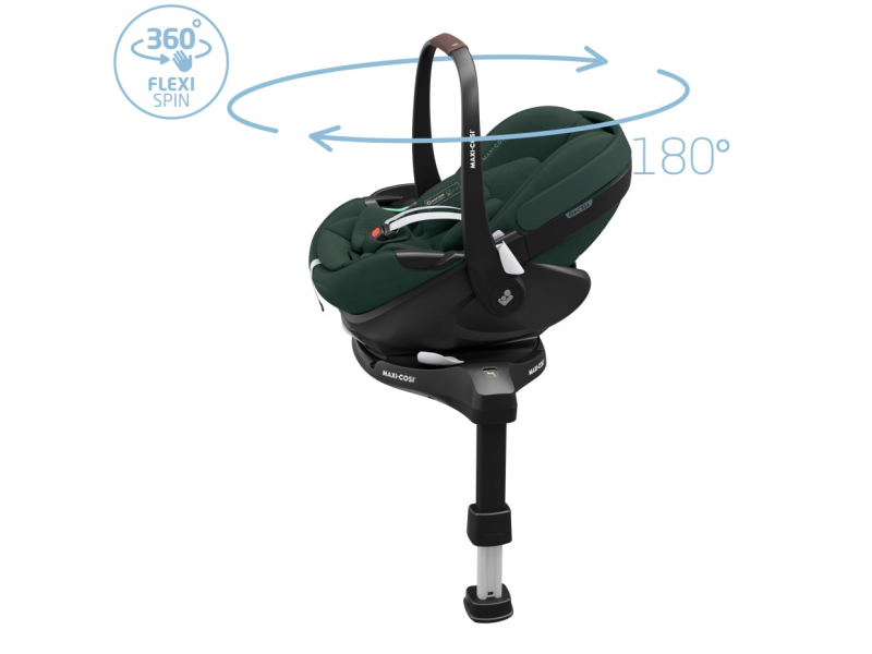 Pebble 360 Pro 2 autosedačka Twillic Green + základna FamilyFix 360 Pro
