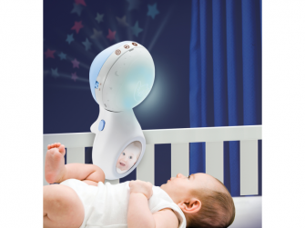 Hudební kolotoč s projekcí 3v1 modrý 4