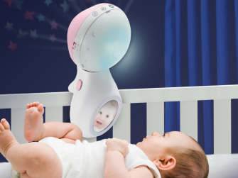 Hudební kolotoč s projekcí 3v1 Dusty Pink 4