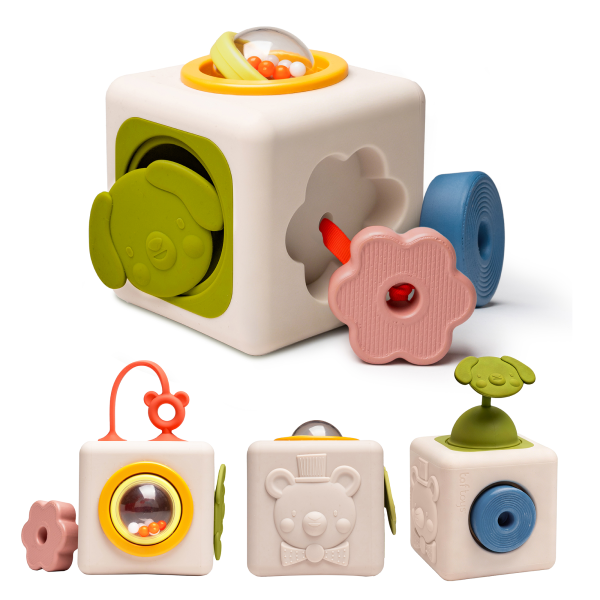 Kostka s aktivitami Peek & Play