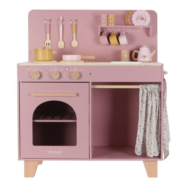 Kuchyňka dřevěná Pink