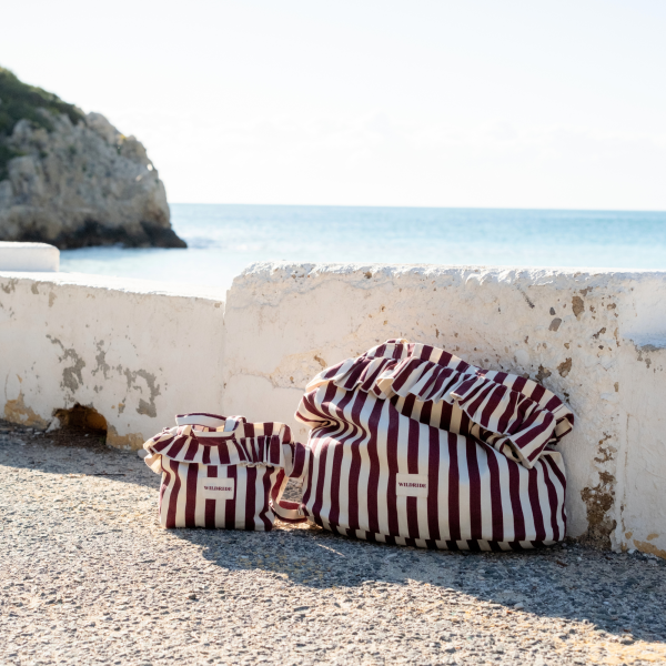 Taška přes rameno Bordeaux Stripe