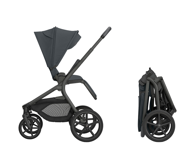 Kočárek 2v1 Goya Platinum Graphite