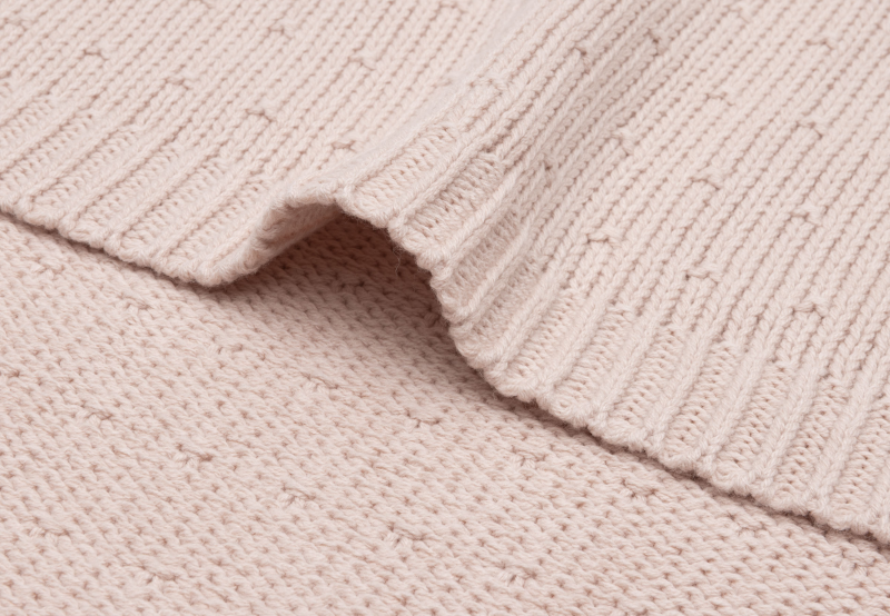 Deka 75x100cm Sprinkle Knit Silk Rose