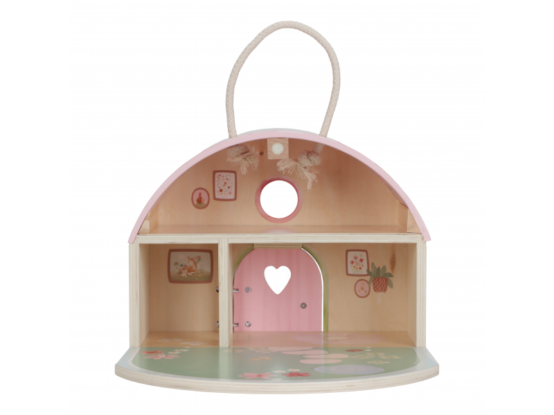 Domeček pro víly dřevěný přenosný Fairy Garden