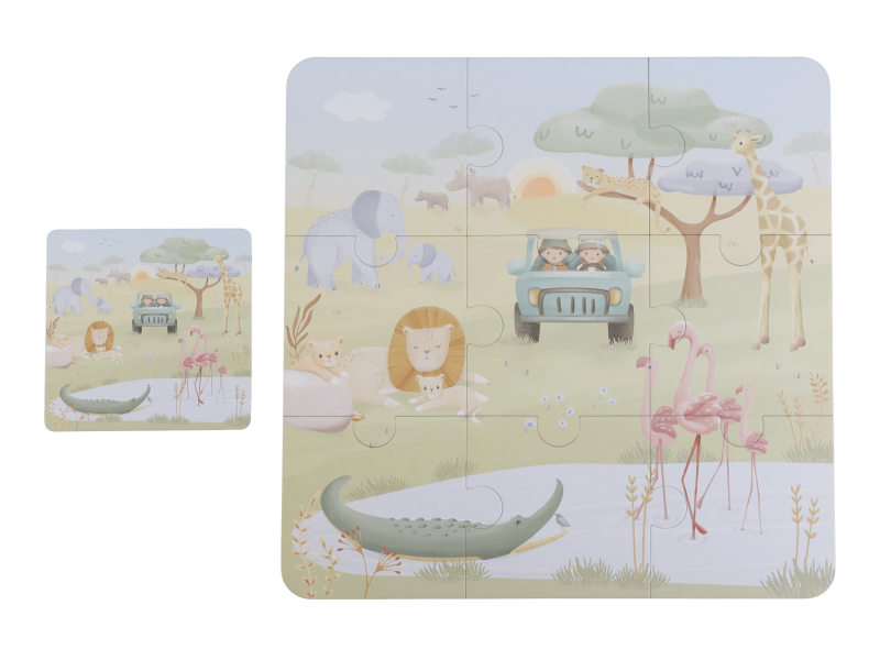Puzzle 6v1 Safari Friends