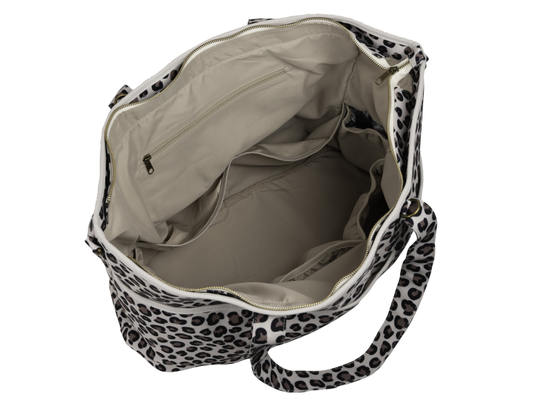 Přebalovací taška Madrid XXL Leopard Clay