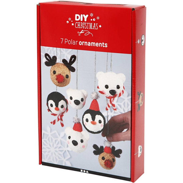 Kreativní sada Vánoční ozdoby zvířátka