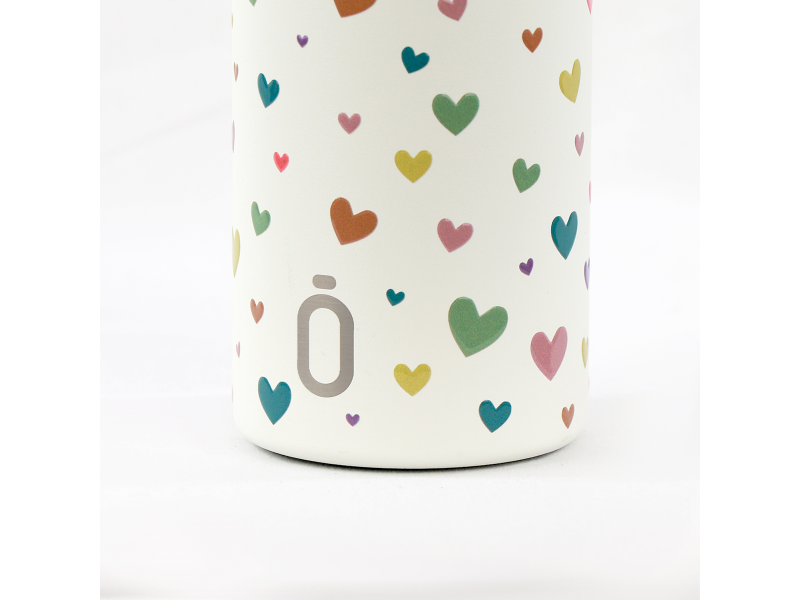 Termoláhev 600 ml Hearts Cream