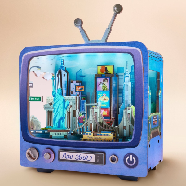 Stavebnice 3D s LED osvícením New York