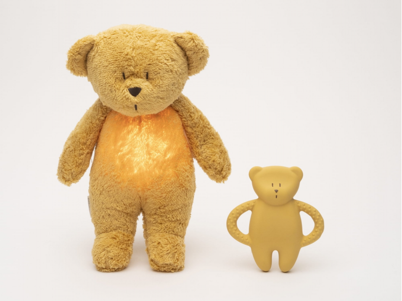 Kousátko přírodní kaučuk medvídek Honey