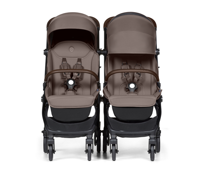 Connect Mini 2x kočárek s madlem Taupe