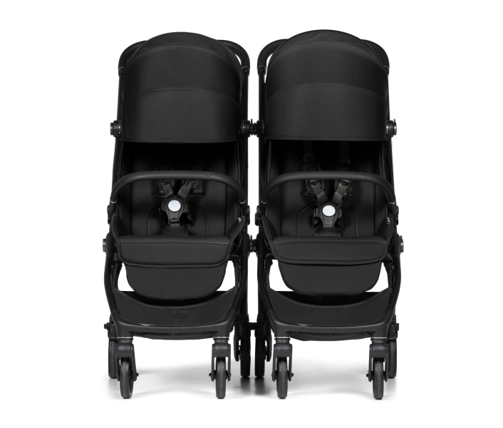 Connect Mini 2x kočárek s madlem Black