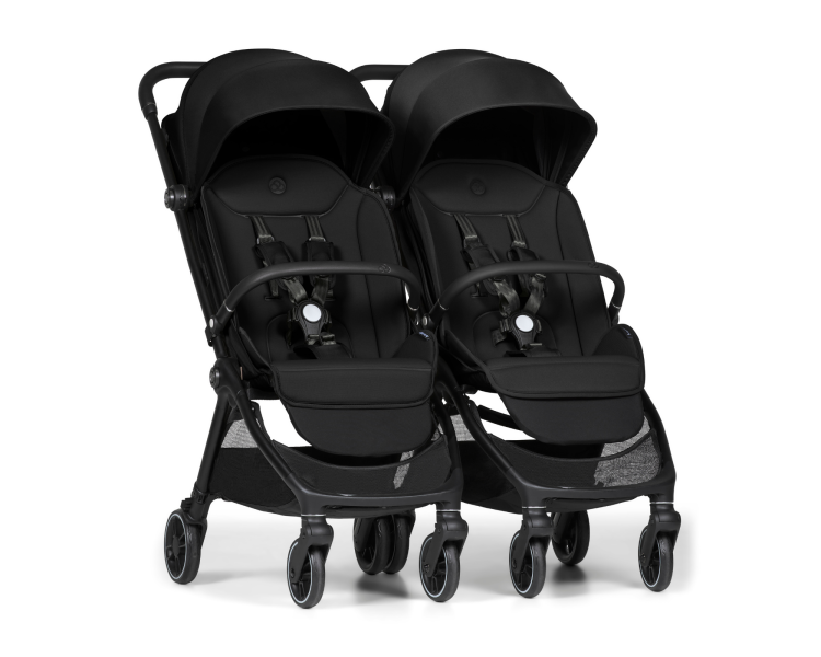 Connect Mini 2x kočárek s madlem Black