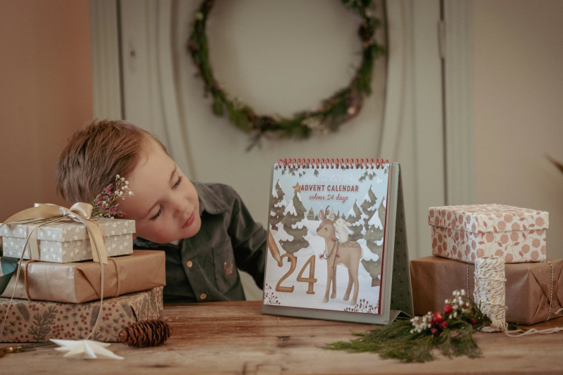 Adventní kalendář omalovánky